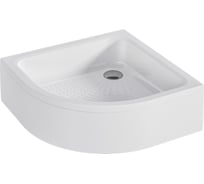 Поддон акриловый 1Marka VOLTA высокий 90х90 1/4 комплект 01вол9090чкК