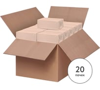 Полотенца листовые Бумага Сити Vслож, 2 сл, 200л, цвет персик, упак с отрывным клапаном, 20 шт/кор БС-2-200-VПР(кор)М