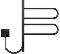Электрический полотенцесушитель VINCEA 44x60, черный, таймер VTD-1R1CBE