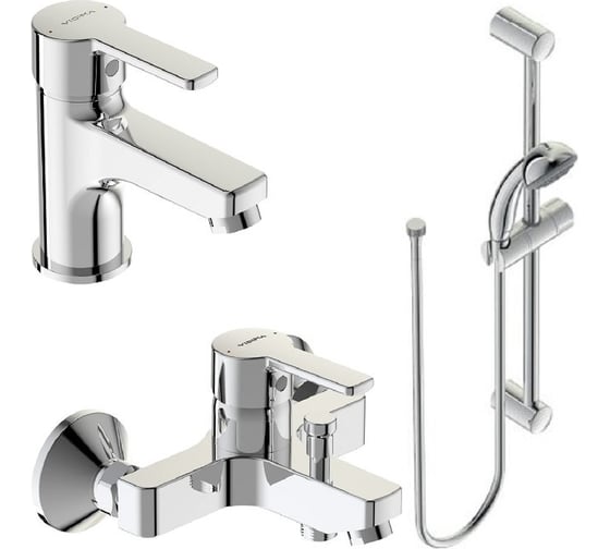 Комплект смесителей BA234AA, BA322AA, BA187AA Vidima UNO BD127AA