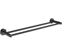 Полотенцедержатель LEDEME двойной 60 см, черный L71709B 65931