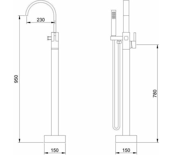 Смеситель Aquanet 00188174