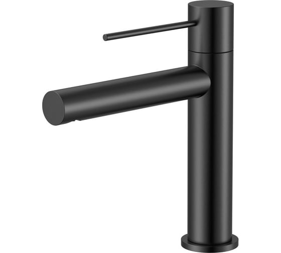 Смеситель для раковины VINCEA Aspire черный матовый VBF-4AS01MB 1