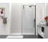 Душевая перегородка VINCEA Walk-In 800_2000, черный матовый, стекло прозрачное VSW-1HS800CLB 2