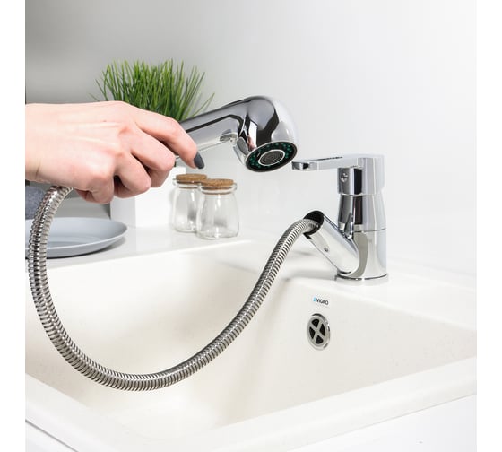 Смеситель для кухни Maxonor хром MN6075