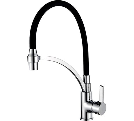 Смеситель для кухни LEDEME черный, гибкий шланг L4499-2 65939