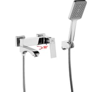 Смеситель ванно-душевой FASHUN излив поворотный, латунь A3290