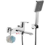 Смеситель ванно-душевой FASHUN излив поворотный, латунь A3292