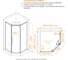 Душевой уголок RGW 90х90х195 PA-86 NEW Трапеция/Хром/Прозрачное/6 мм 38088699-11N 7
