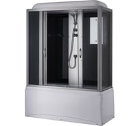 Душевой бокс без гидромассажа Taliente 150_70_215см, прямоугольная, тонированное стекло, черные задние стенки TA-15070G