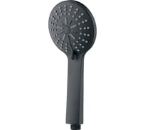 Лейка для душа Melodia della vita 5 функций, d105 мм, L240 мм чёрный мат. 14514