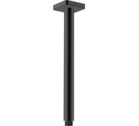 Потолочный держатель Hansgrohe Vernis Shape 300 мм, матовый черный 26407670
