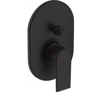 Смеситель для ванны Hansgrohe Vernis Shape однорычажный, СМ, матовый черный 71458670