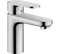 Смеситель для раковины Hansgrohe Vernis Blend 100 с металлическим сливным гарнитуром, хром 71559000