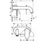 Смеситель для раковины Hansgrohe Vernis Shape настенный, матовый черный 71578670 2