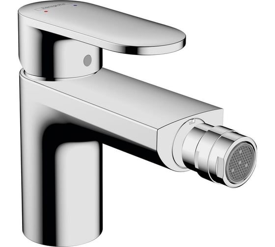 Смеситель для биде Hansgrohe Vernis Blend однорычажный, со сливным гарнитуром, хром 71210000