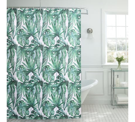 Штора для ванной комнаты Studiotex Leaves CTT18180300 6128058