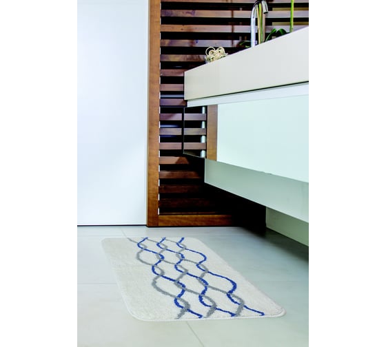 Коврик для ванной Studiotex MODERN из микрофибры Blue BM4575MD01BL 6128091