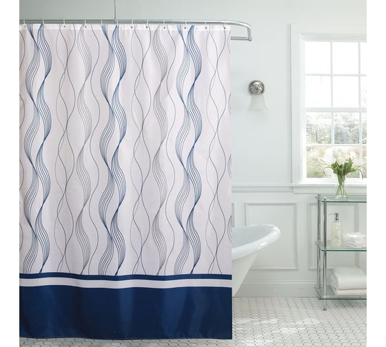Штора для ванной комнаты Studiotex Modern Blue CTG18180300 6128046 1