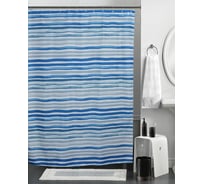 Штора для ванной комнаты Studiotex Stripes Blue CTM181801BL 6128034