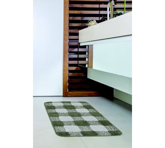 Коврик для ванной Studiotex CHECK из микрофибры Green BM4575CK01GR 6128084