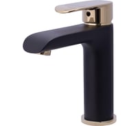 Смеситель для раковины Swedbe Hermes без д/к, черный/золото, EAN 7350078200974 8010