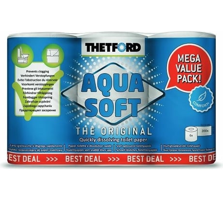 Туалетная бумага для биотуалетов Thetford AQUA SOFT 202241
