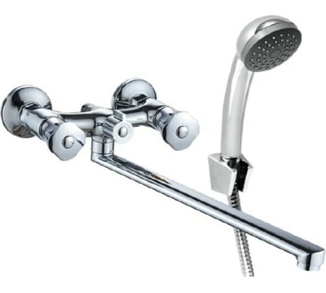 Смеситель для ванны KONNER с длинным изливом, с аксессуарами AUR2600 6139622