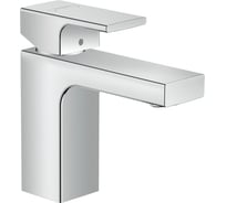Смеситель для раковины Hansgrohe Vernis Shape 100 со сливным гарнитуром, хром 71561000