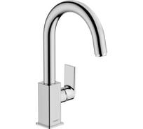 Смеситель для раковины Hansgrohe Vernis Shape 210 со сливным гарнитуром, хром 71564000