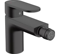 Смеситель для биде Hansgrohe Vernis Blend однорычажный, со сливным гарнитуром, черный 71210670