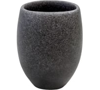 Стакан для зубных щеток Zenfort коллекция Черный камень, полирезина 106165