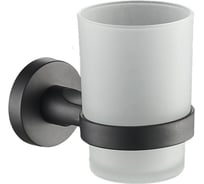 Стакан 1-ый с держателем Zenfort 20584, чёрный 102042