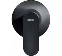 Внешняя часть встраиваемого смесителя для душа MAMOLI SADLER на 1 выход, Matt black 3606PE00600K