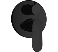 Внешняя часть встраиваемого смесителя для душа MAMOLI SADLER на 2 выхода, Matt black 2609PE00600K