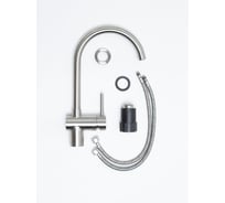 Смеситель кухонный Grandex AQUA BASIC-C SAT 900301