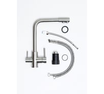 Смеситель кухонный Grandex AQUA PURE-L SAT 900101