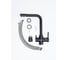 Смеситель кухонный Grandex AQUA PURE-L BLACK METALIC 9001015 3