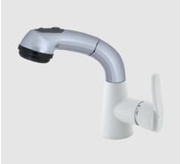 Смеситель для кухни GranFest Композит боковой с выдвижной лейкой D-40мм 773 иней