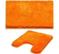 Комплект ковриков для ванны и туалета Bath Plus Тиволи оранжевый DB4146/10