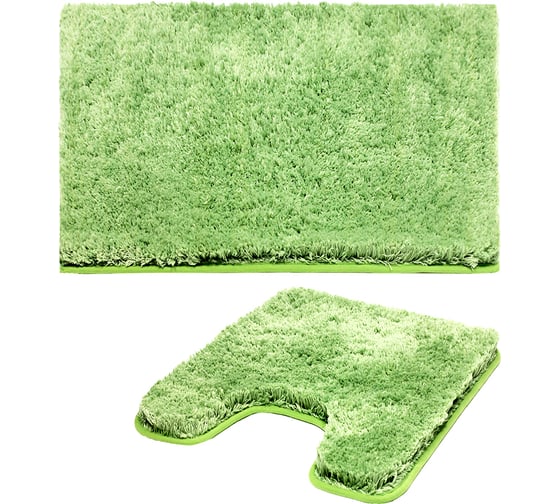 Комплект ковриков для ванны и туалета Bath Plus Тиволи зеленый DB4149/10