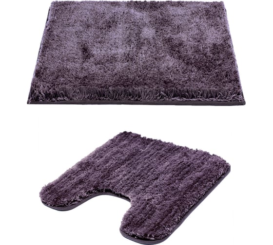 Комплект ковриков для ванны и туалета Bath Plus Тиволи бургун DB4150/10