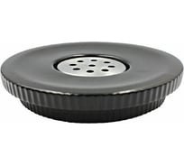 Мыльница Bath Plus 12,3х2,7 см BREVITA цвет BLACK CE2478DA-SD