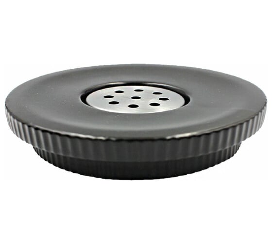 Мыльница Bath Plus 12,3х2,7 см BREVITA цвет BLACK CE2478DA-SD