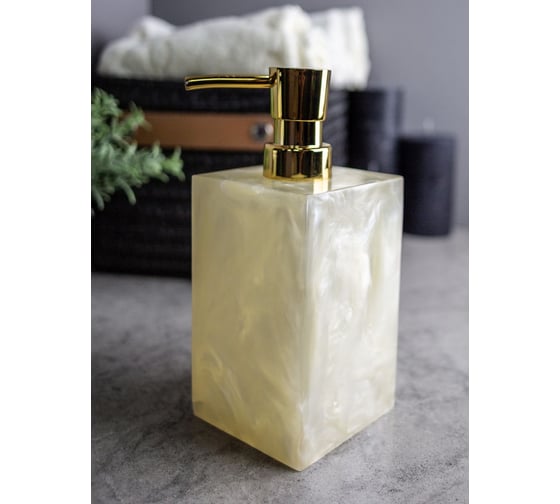 Дозатор для мыла Bath Plus PEARL pearl white 3W-PRBS-17012-A-LD