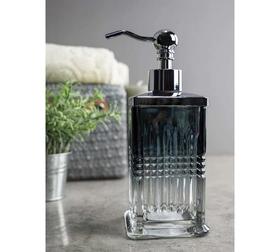 Дозатор для жидкого мыла Bath Plus GRANDEZZA 7,7х6,6х21 см W-GL0129BA-LD