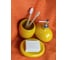 Стакан для зубных щеток Bath Plus 9.5х9.5х10 Giallo W-CE0082PA-TB 9