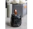Баночка для ватных дисков Bath Plus PIETRA 9,6х7,5cm black W-CE2242AA-CT 2