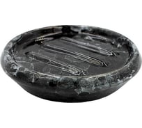 Мыльница Bath Plus PIETRA 11,9х3 см black W-CE2242AA-SD