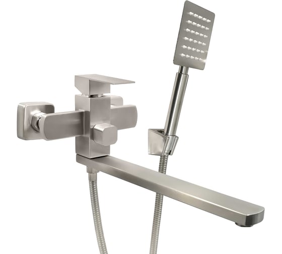 Смеситель для ванны одноручный Juguni Parus карт. 35 мм длинный L-излив 35 см 0402.173 1